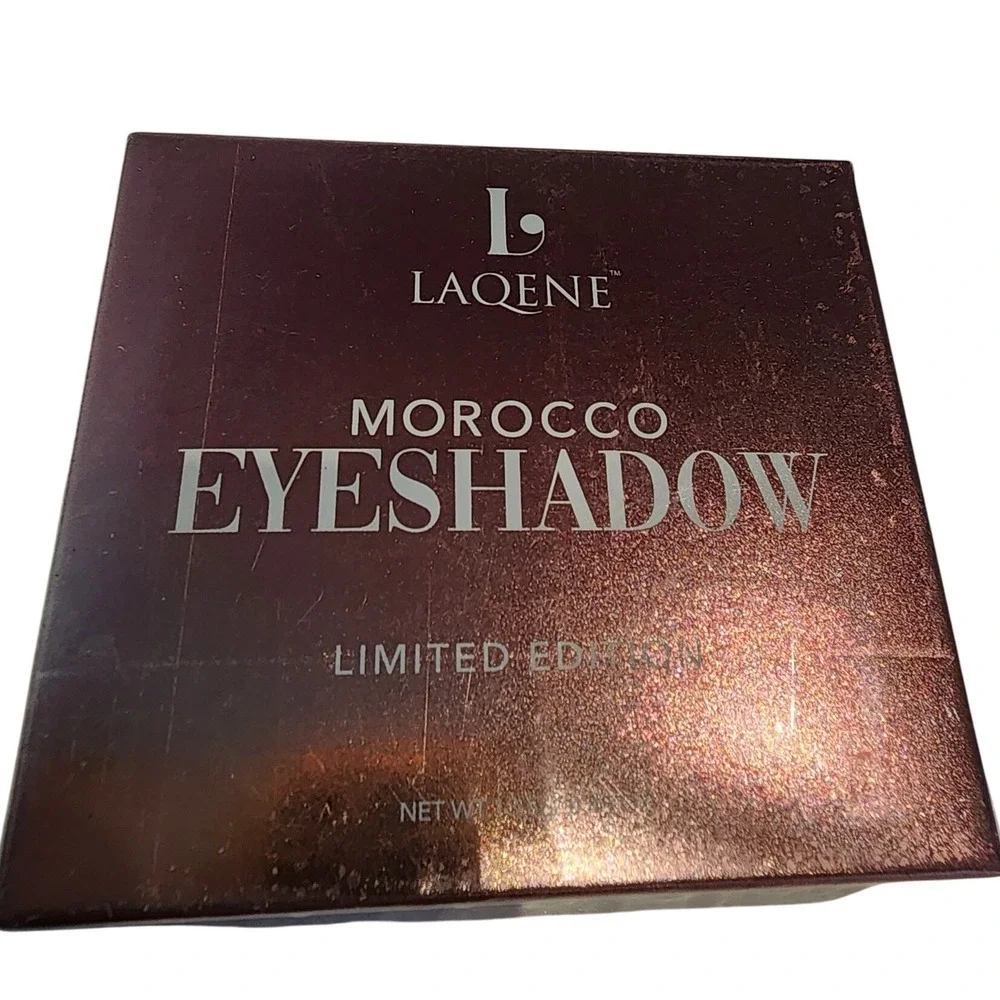 LAQENE Morocco Eyeshadow Palette‎ 04 Red City Limited Edition Gold Brown Shimmer